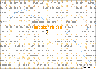 map of Moragane Ihala