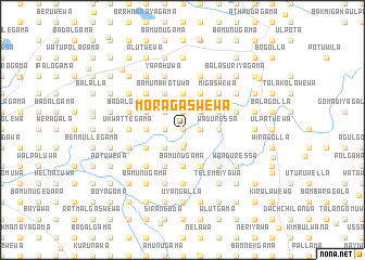 map of Moragaswewa