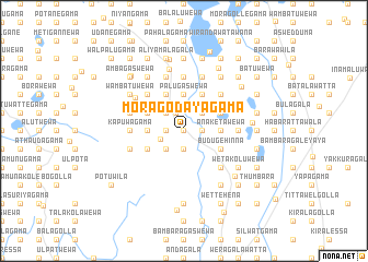 map of Moragodayagama