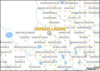 map of Moragollagama