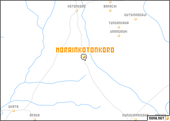map of Morain Kotonkoro