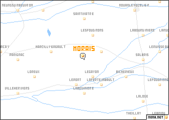 map of Morais