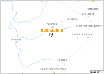 map of Morajuana