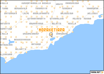 map of Moraketiara