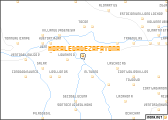 map of Moraleda de Zafayona