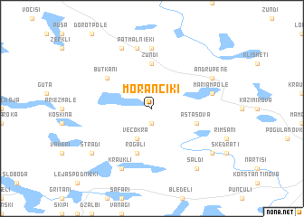 map of Morančiki