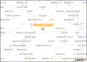map of Morancourt
