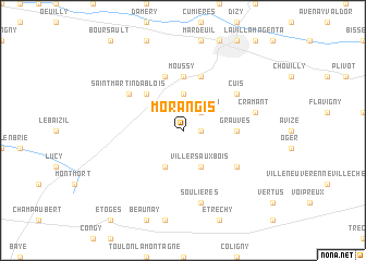 map of Morangis