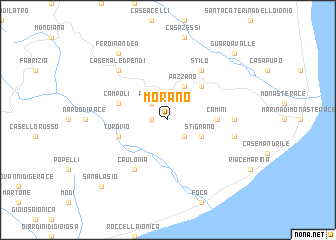 map of Morano