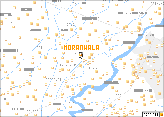 map of Morānwāla