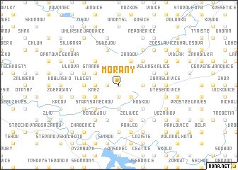 map of Morány