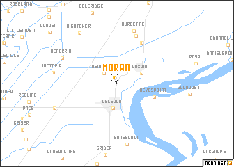 map of Moran