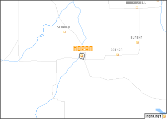 map of Moran