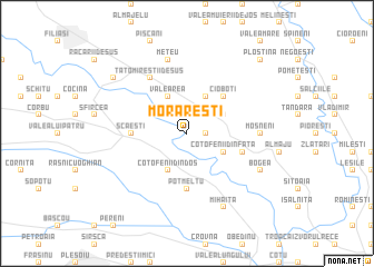 map of Morăreşti