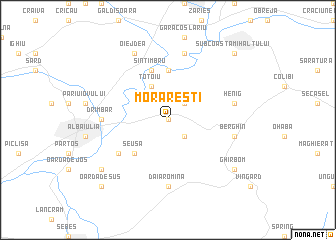 map of Morăreşti