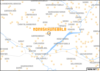 map of Morāskhūn-e Bālā