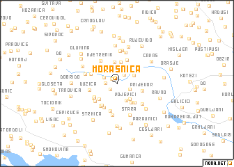 map of Morašnica