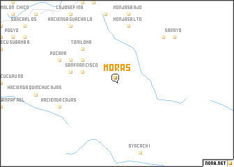 map of Moras