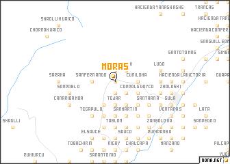 map of Moras