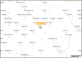 map of Morău