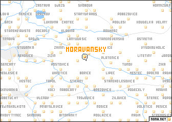 map of Moravanský