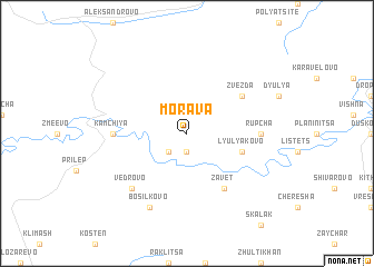 map of Morava