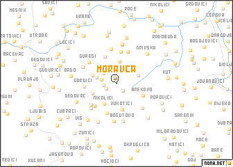 map of Moravča