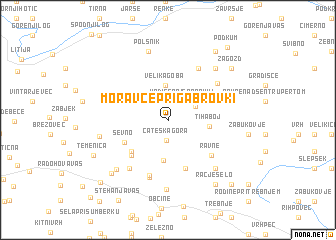 map of Moravče pri Gabrovki