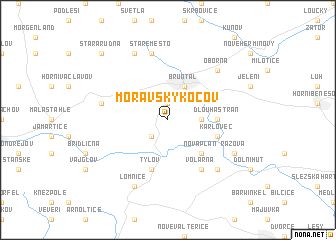 map of Moravský Kočov