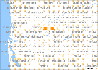 map of Morawila