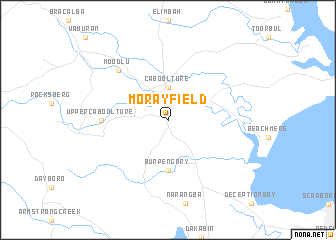 map of Morayfield