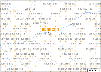 map of Morazán