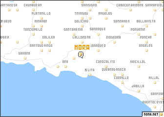 map of Mora