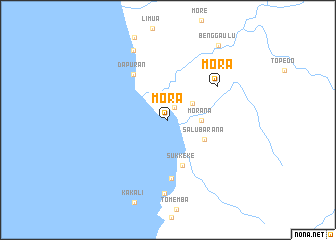 map of Mora