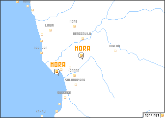 map of Mora