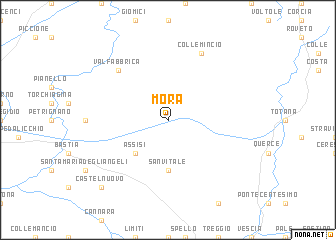 map of Mora