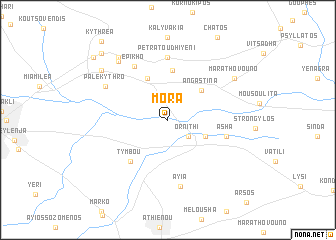 map of Mora