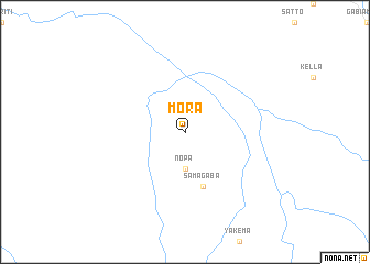 map of Mora