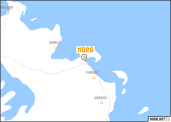 map of Mora