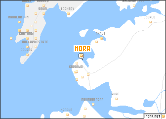 map of Mora