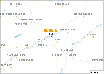 map of Morbier