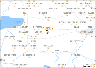 map of Mörby