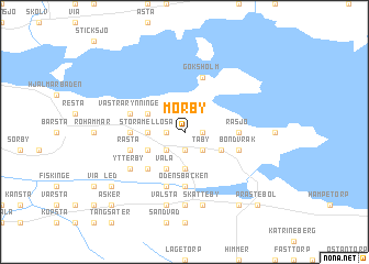 map of Mörby