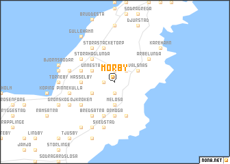 map of Mörby