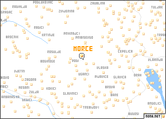 map of Morče