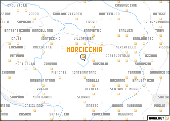 map of Morcicchia