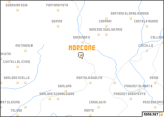 map of Morcone