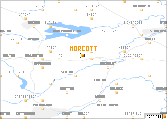 map of Morcott