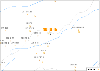 map of Mordağ