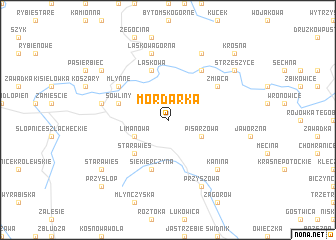 map of Mordarka